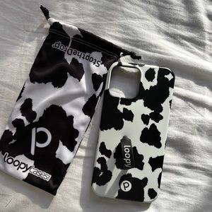 Iphone 12 pro max Loopy cow print case